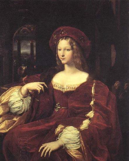RAFFAELLO Sanzio Portrait of Jeanne d-Aragon China oil painting art